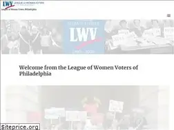 Sites similar to lwvphilly.org