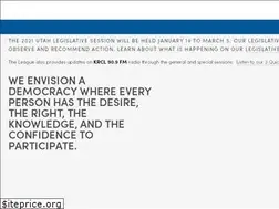 Sites similar to lwvutah.org