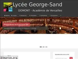 Sites similar to lyc-sand-domont.fr