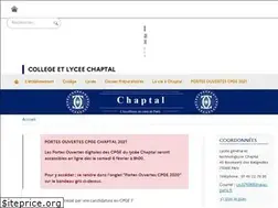 Sites similar to lycee-chaptal-paris.fr