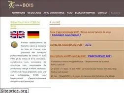Sites similar to lycee-du-bois.com