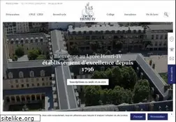 Sites similar to lycee-henri4.com