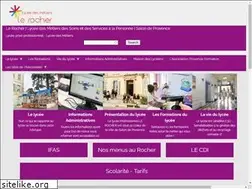 Sites similar to lycee-le-rocher.com