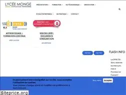 Sites similar to lycee-monge.fr