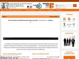 Sites similar to lycee-pierre-marie-curie.fr