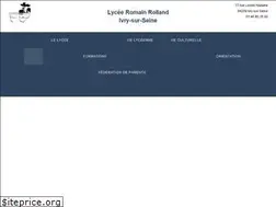 Sites similar to lycee-romainrolland-ivry.fr