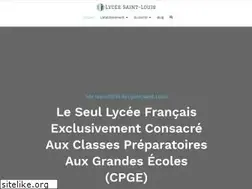 Sites similar to lycee-saintlouis.fr