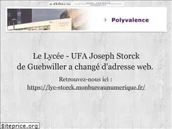 Sites similar to lycee-storck.org