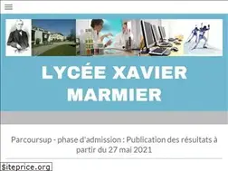 Sites similar to lycee-xavier-marmier.fr