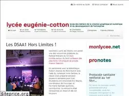 Sites similar to lyceecotton.net