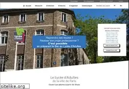 Sites similar to lyceedadultes.fr