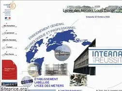 Sites similar to lyceedavier.fr