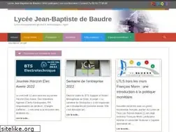 Sites similar to lyceedebaudre.net