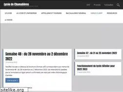 Sites similar to lyceedechamalieres.fr