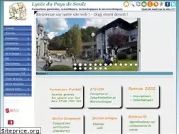 Sites similar to lyceedupaysdesoule.fr