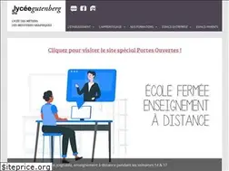Sites similar to lyceegutenberg.net