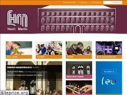 Sites similar to lyceehenrimartin.fr