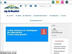 Sites similar to lyceejaydebeaufort.fr