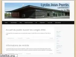 Sites similar to lyceejeanperrin.fr