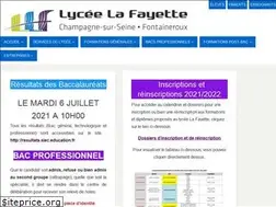 Sites similar to lyceelafayette.fr