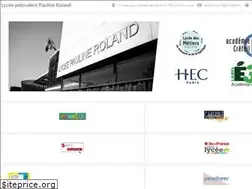 Sites similar to lyceepaulineroland.fr