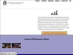 Sites similar to lyceumphilharmonic.com