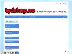 Sites similar to lydshop.no