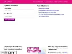 Sites similar to lyftrideestimate.com