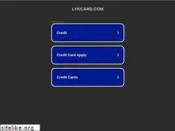 Sites similar to lykcard.com