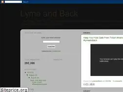 Sites similar to lymeandback.blogspot.com
