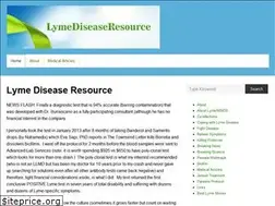 Sites similar to lymediseaseresource.com