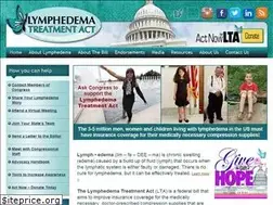 Sites similar to lymphedematreatmentact.org
