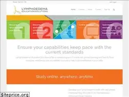 Sites similar to lymphoedemaeducation.com.au