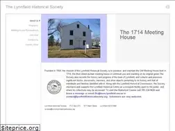 Sites similar to lynnfieldhistoricalsociety.org