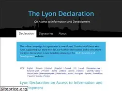 Sites similar to lyondeclaration.org