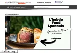 Sites similar to lyonresto.com