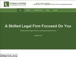 Sites similar to lyonsandlyonslaw.com