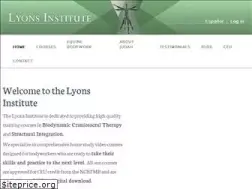 Sites similar to lyonsinstitute.com