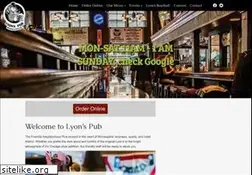 Sites similar to lyonspub.com