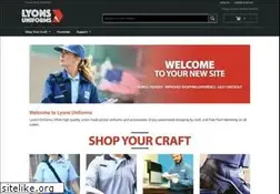 Sites similar to lyonsuniforms.com
