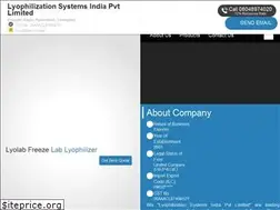 Sites similar to lyophilizersindia.com