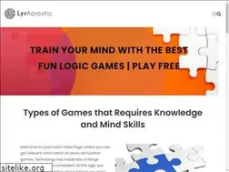 Sites similar to lyracrostic.com