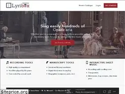 Sites similar to lyribox.com