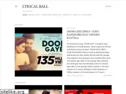 Sites similar to lyricalball.blogspot.com