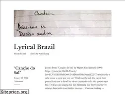 Sites similar to lyricalbrazil.com