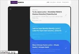 Sites similar to lyricalduniya.com