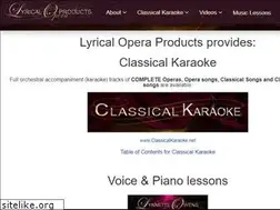 Sites similar to lyricaloperaproducts.com