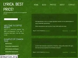 Sites similar to lyricamedication.com