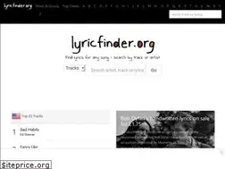 Sites similar to lyricfinder.org