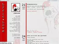 Sites similar to lyriclove.twoday.net